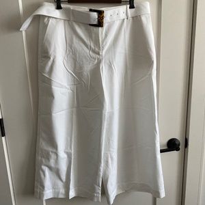 cotton wide leg pants